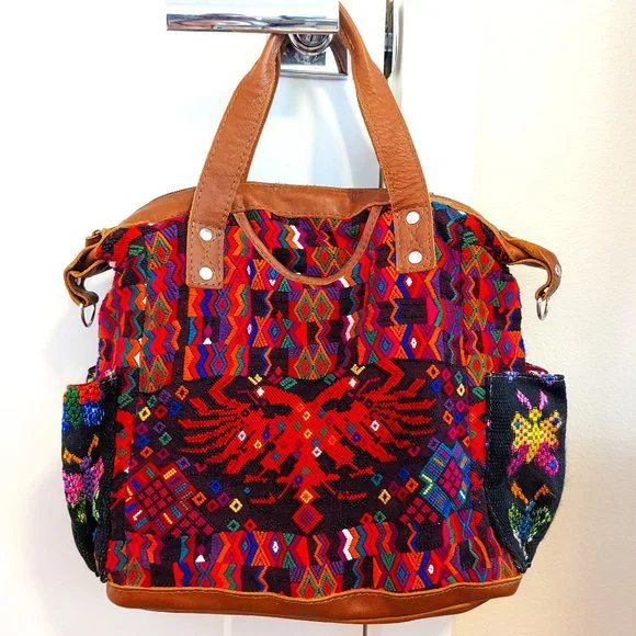One-Of-A-Kind Nena & Co Phoenix Medium Convertible Day Bag Nena and Co. Review | Artisan Handmade Handbags - Schimiggy  main image 2